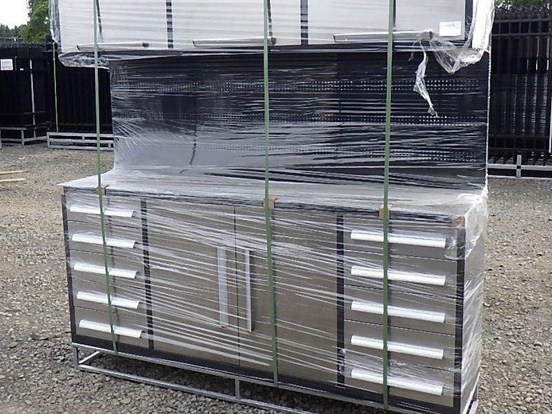 Stainless tool cabinet at Southern Interior Auctions Cranbrook