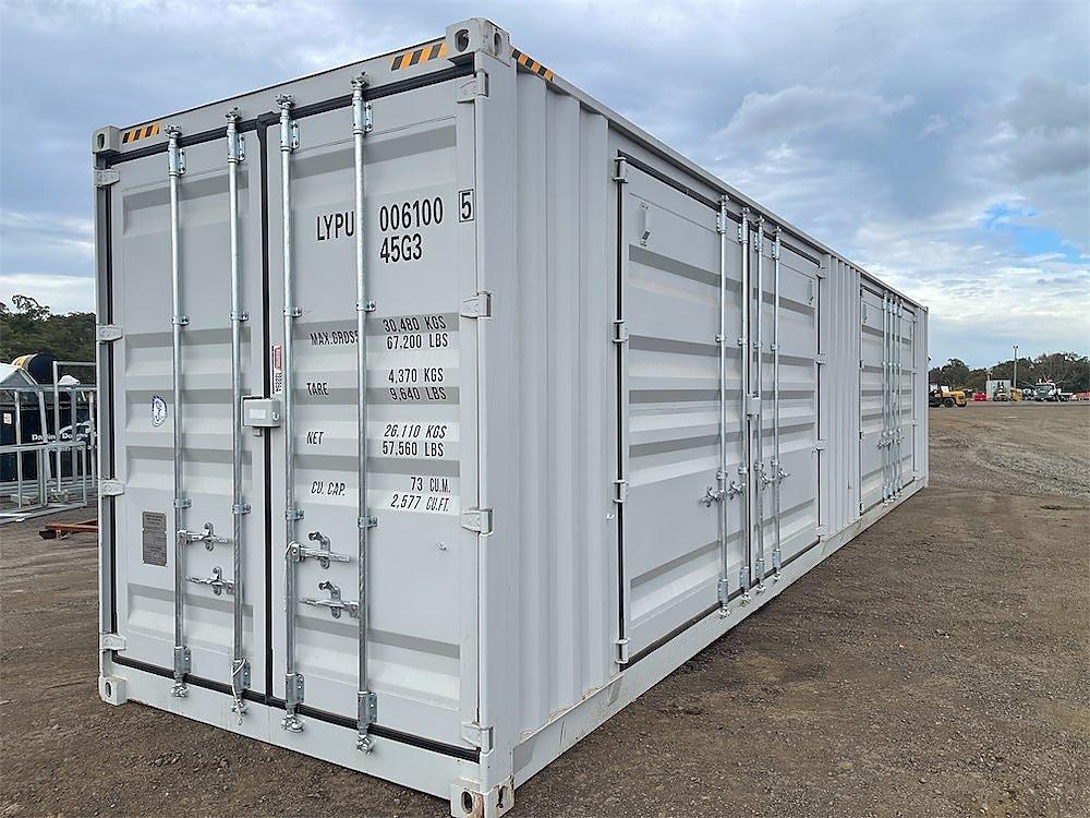 Sea can storage container available at auction